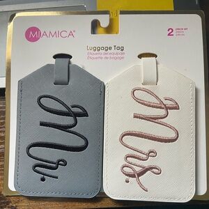 Mr. & Mrs. Luggage Tags